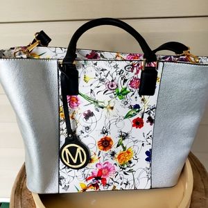 Large purse with matching clutch